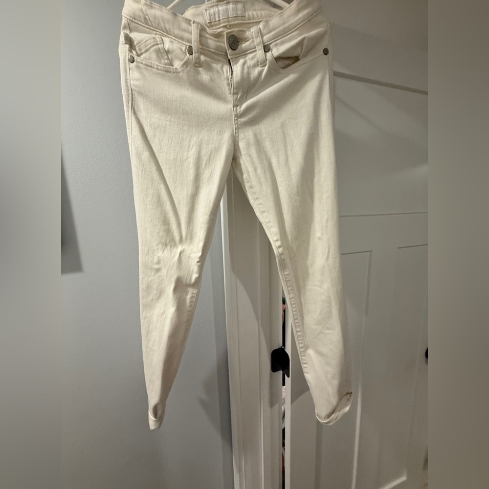 Rock & Republic Cream Skinny Jeans